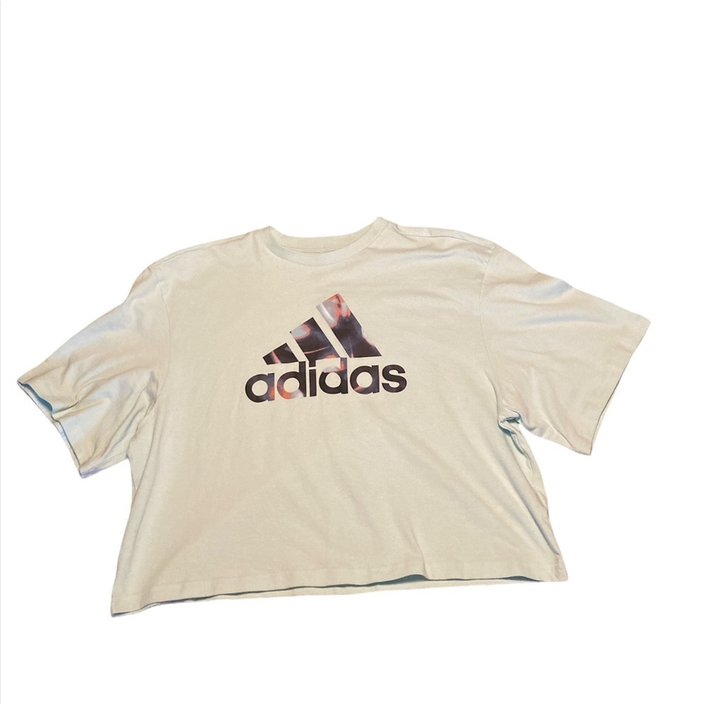EUC ADIDAS Womens Cropped Top - size Large - Picture 3 of 8